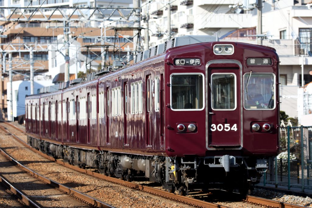 阪急伊丹線の旧型電車