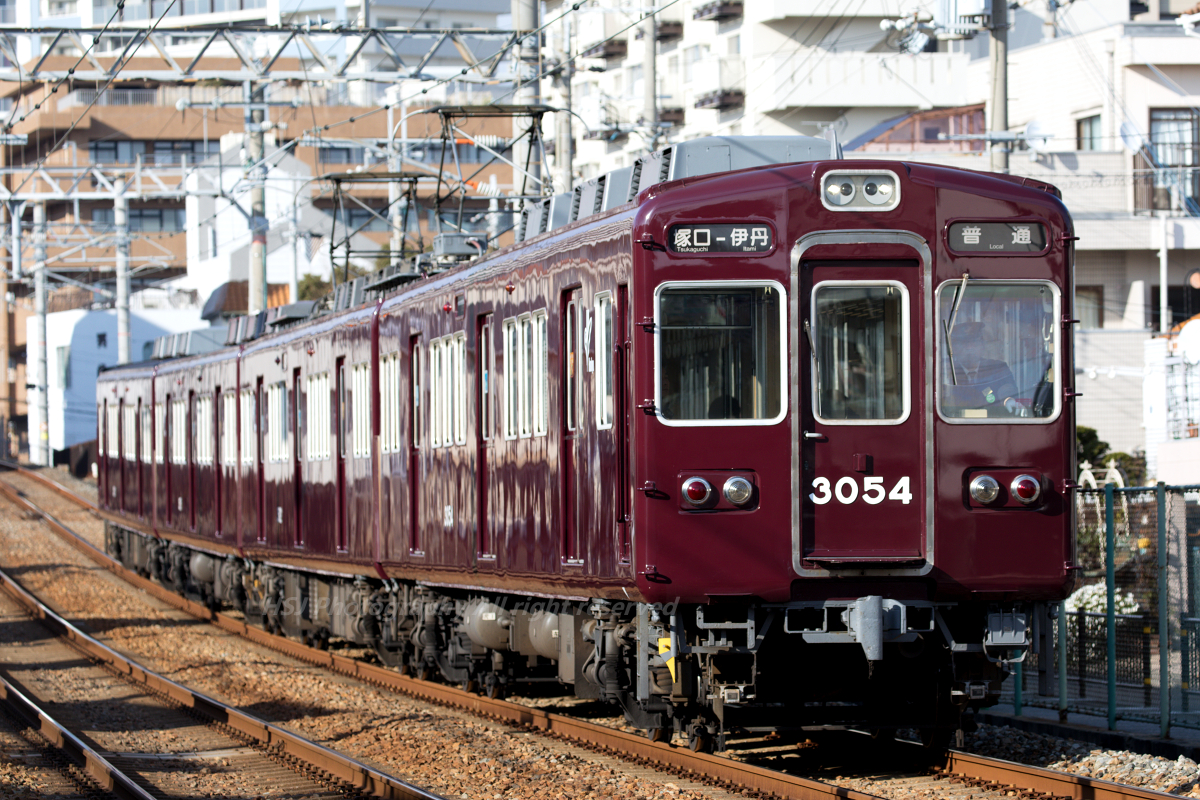 阪急伊丹線の旧型電車